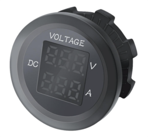 Dual Voltmeter/Ammeter Green LED