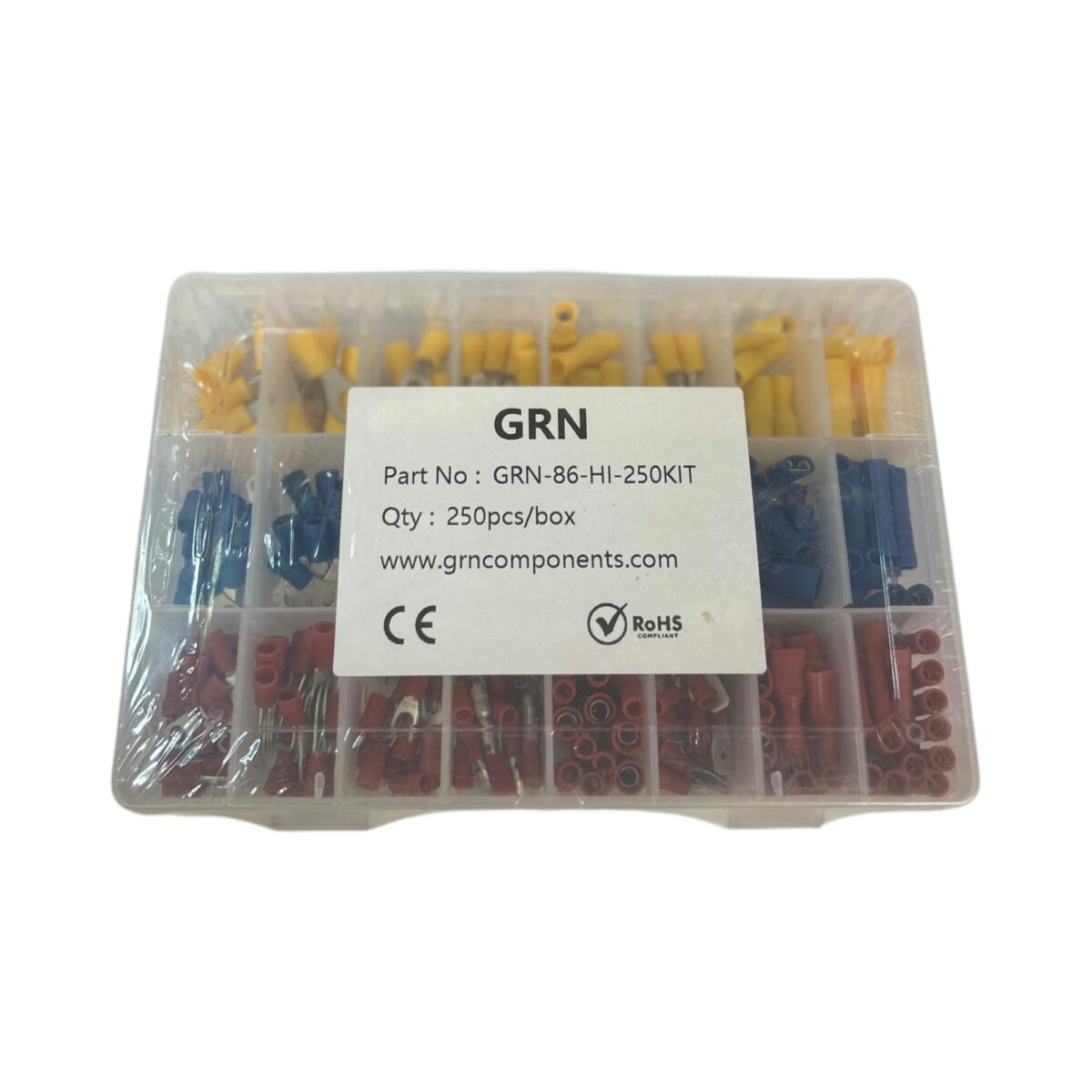 Mixed (PVC Insulated Terminals) SAMPLE KIT 250pcs - Image 2