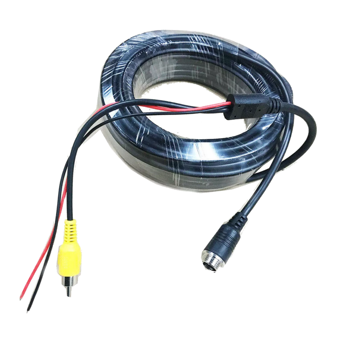 10M Camera/Video 4-Pin Aviation Extension Male to RCA Female + 2 Wire for POWER