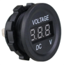 Voltage display, Short body - Red LED